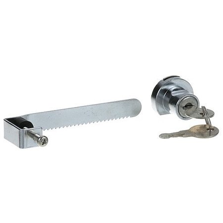 Standard Keil Lock, Sliding Glass Door 4-3/8 For  - Part# 1222-1210-3000 1222-1210-3000